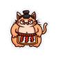 Sumo Cat Die-Cut Sticker