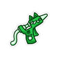 Glue Gun Cat Die-Cut Sticker