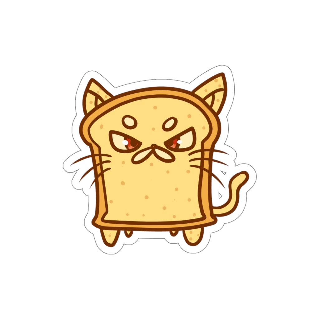 Bread Cat Die-Cut Sticker