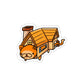 House Cat Die-Cut Sticker