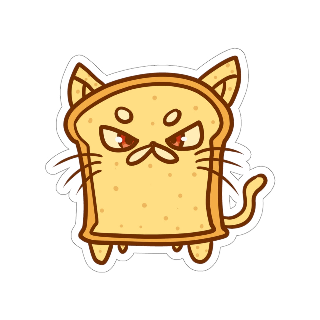Bread Cat Die-Cut Sticker