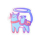 Magical Adventure Cat Die-Cut Sticker