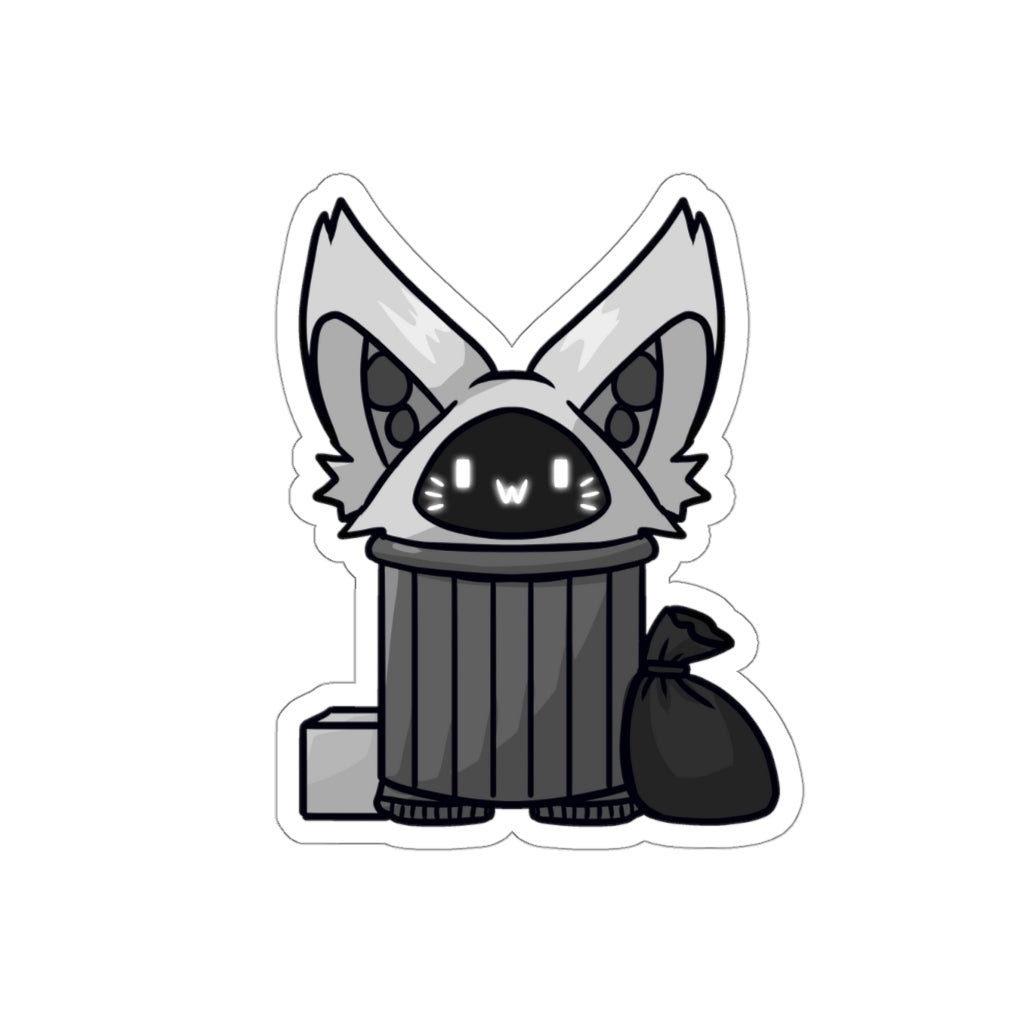 Trash Cat Die-Cut Sticker