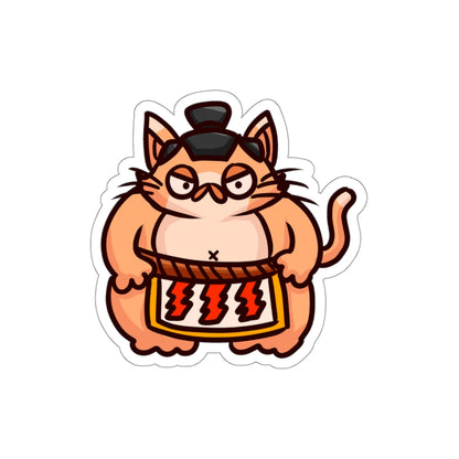 Sumo Cat Die-Cut Sticker