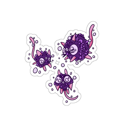 Third Eye Cats Die-Cut Sticker