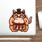 Sumo Cat Die-Cut Sticker