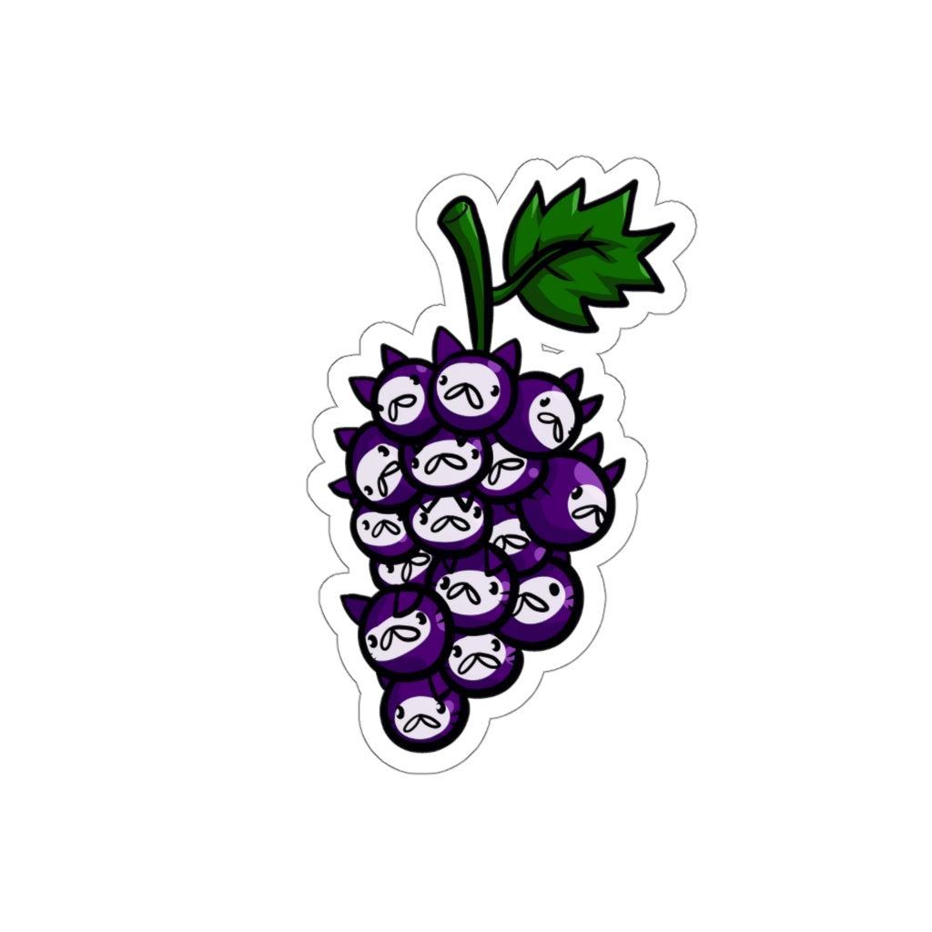 Grape Cats Die-Cut Sticker