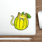 Jackfruit Cat Die-Cut Sticker