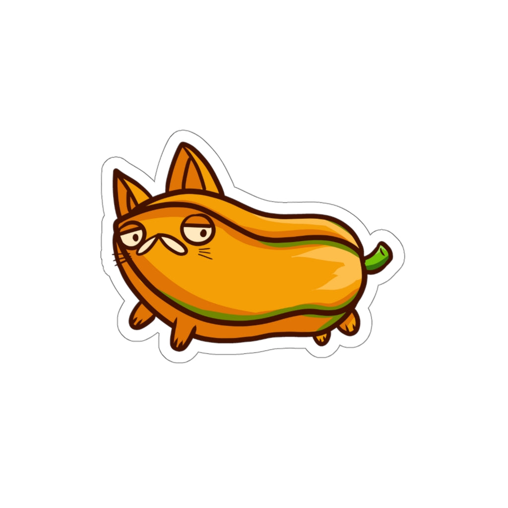 Papaya Cat Die-Cut Sticker